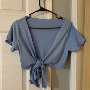 SHEIN Tie Top